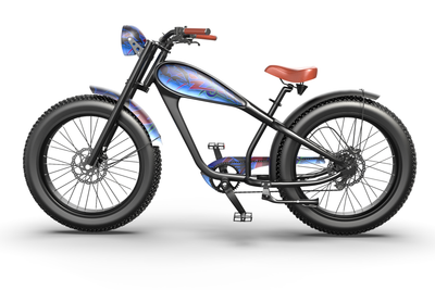 Rock & Roll Custom Electric Bike with Tribal Z Design
