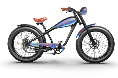 Rock & Roll Custom Electric Bike with Tribal Z Design